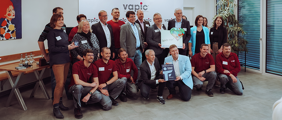 Die vapic GmbH aus Neubulach zur Traumfirma ausgezeichnet